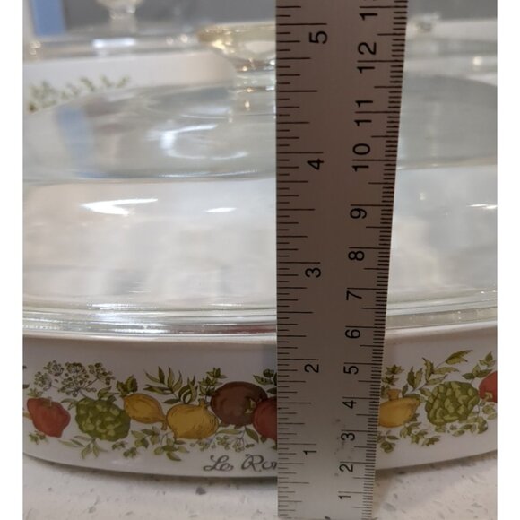 Corning Ware Spice of Life Le Romarin 10x10x2 Casserole Dish A-10 B with lid - Picture 5 of 14